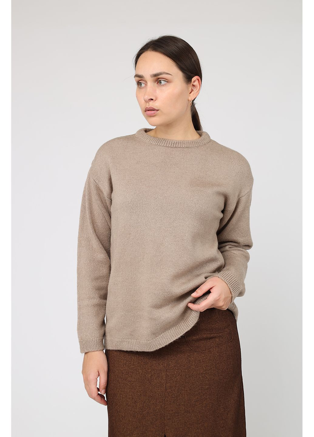 Джемпер жіночий колір бежевий CB-00285737 Yuki (368824083)