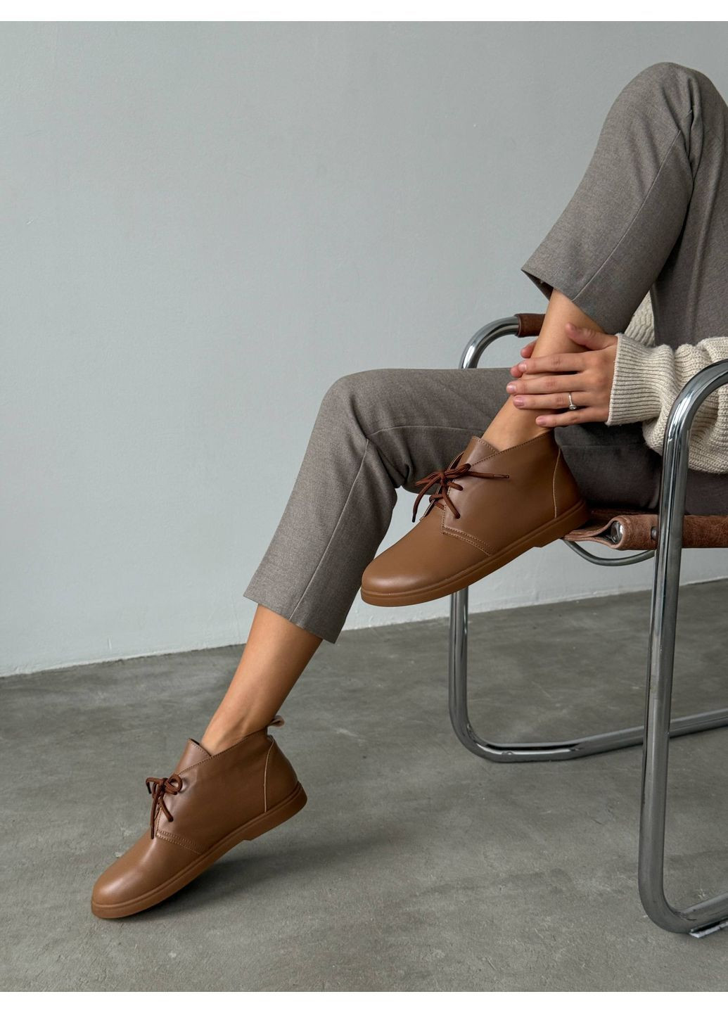 Осенние анатомические демисезонные ботинки Helen