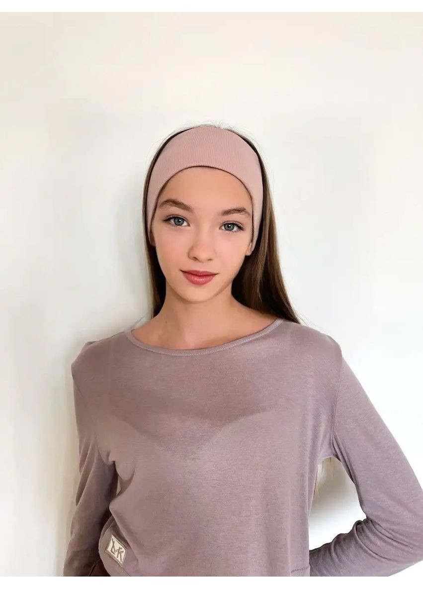 Женская трикотажная повязка на голову No Brand Жіноча пов'язка (362697769)