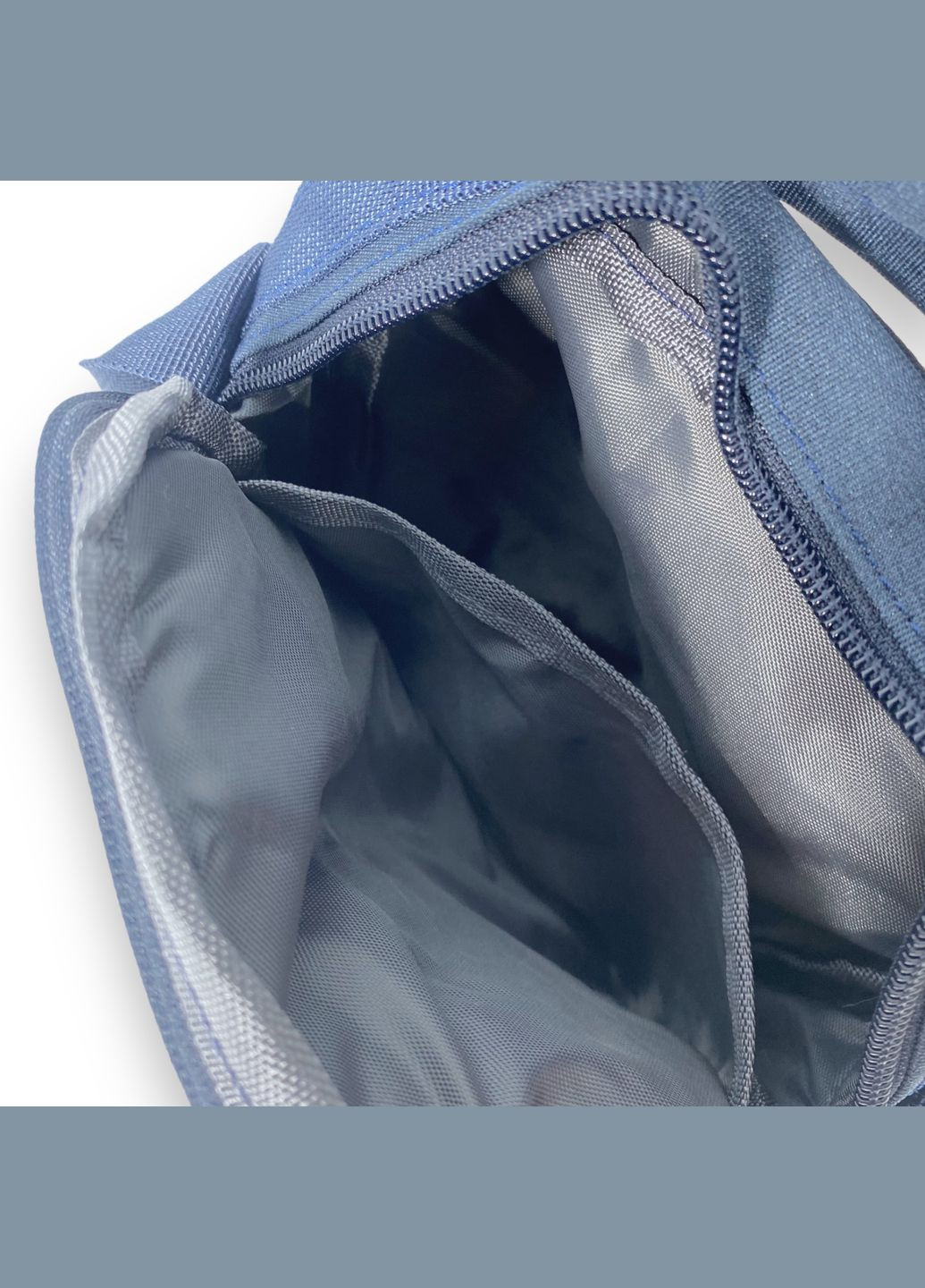 Сумка чоловіча через плече, два відділення, фронтальна кишеня, задня кишеня, розмір 21*16*7 см, синя Gorangd (284337975)