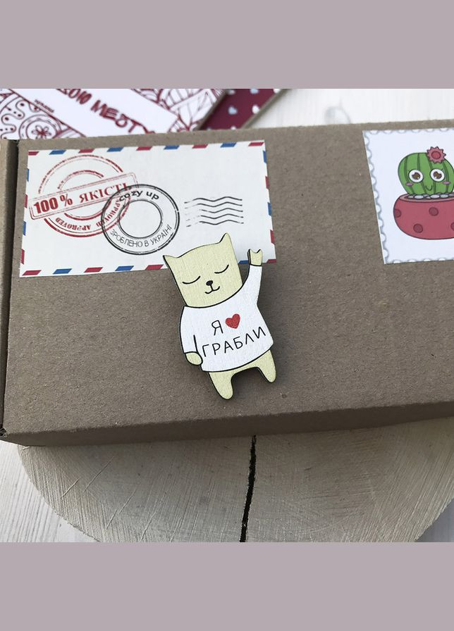 Граблі значок з дерева Cozy-Up (291162209)