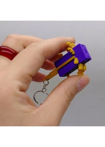 3D Брелоки MINECRAFT / МАЙНКРАФТ AXOLOTL/ АКСОЛОТЛЬ KEYCHAIN, 3D друк OYTOY (395019329)