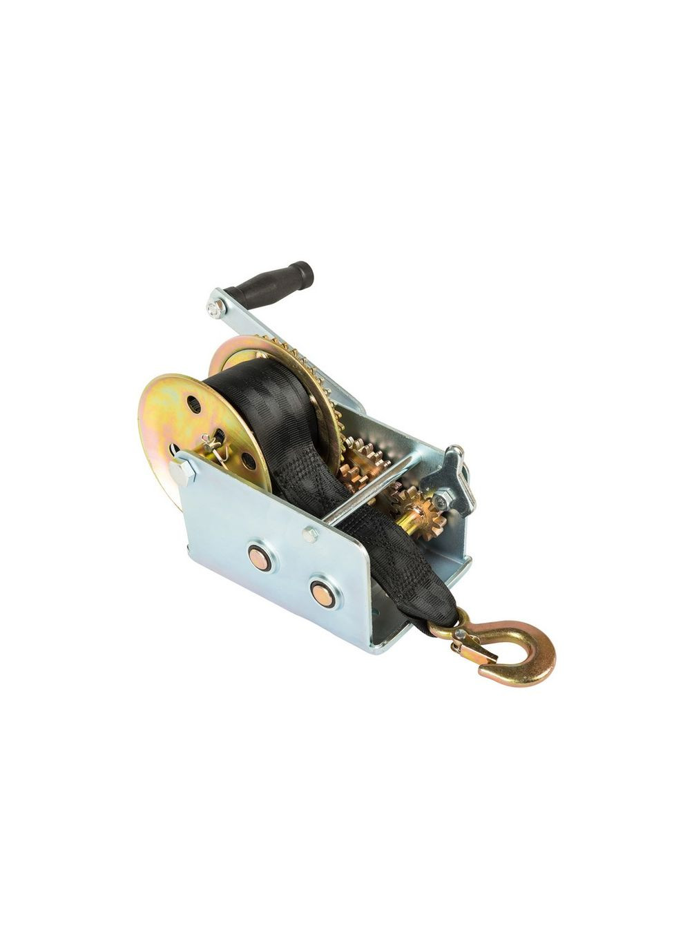 Лебідка барабанна тягове зусилля 907 кг, ремінь 8 м GM (86-8290) Mastertool (322704727)