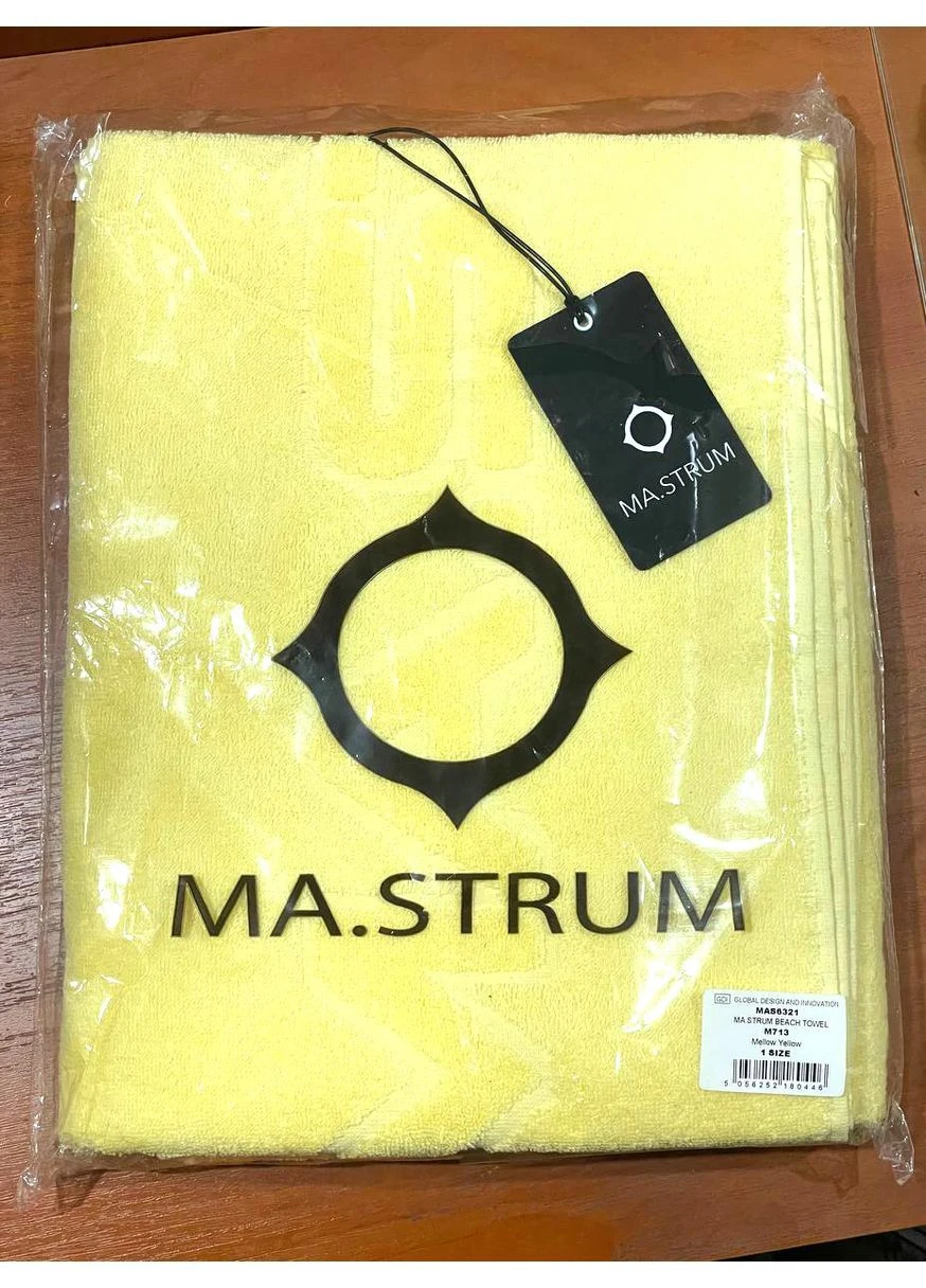 Рушник пляжний MA.Strum Beach Towel Yellow (379863999)