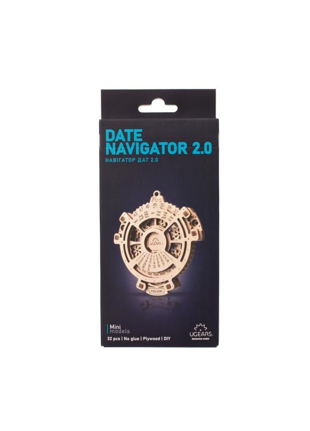 Дерев'яний механічний 3D конструктор Навігатор дат 2.0 (70218) UGEARS (335055247)