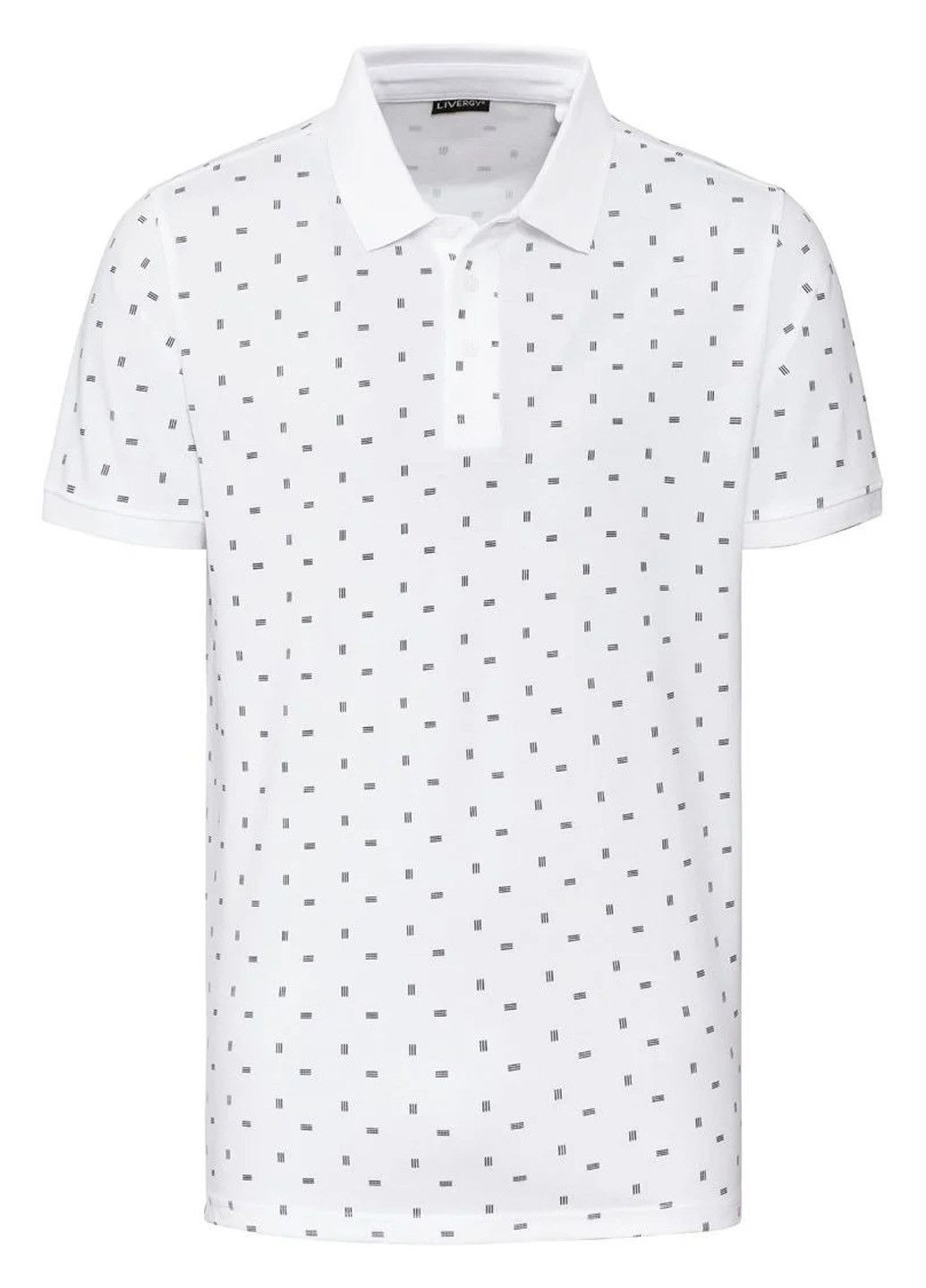 Футболка-поло з бавовняного піке для чоловіка Livergy (362894164)