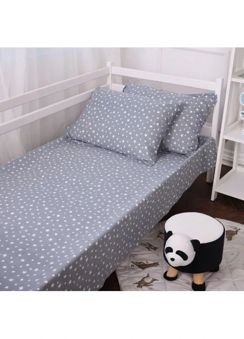 Постельное белье 012 Grey Stars Фланель 2x143x210 (2200009653148) Mirson 012 Grey Stars Фланель 2x143x210 Сімейний (379099463)