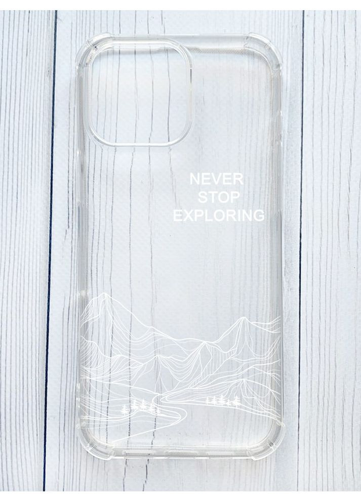Чохол з потовщеними кутами на iPhone 16 Pro Max Мандруй (принт 407) Creative (356124228)
