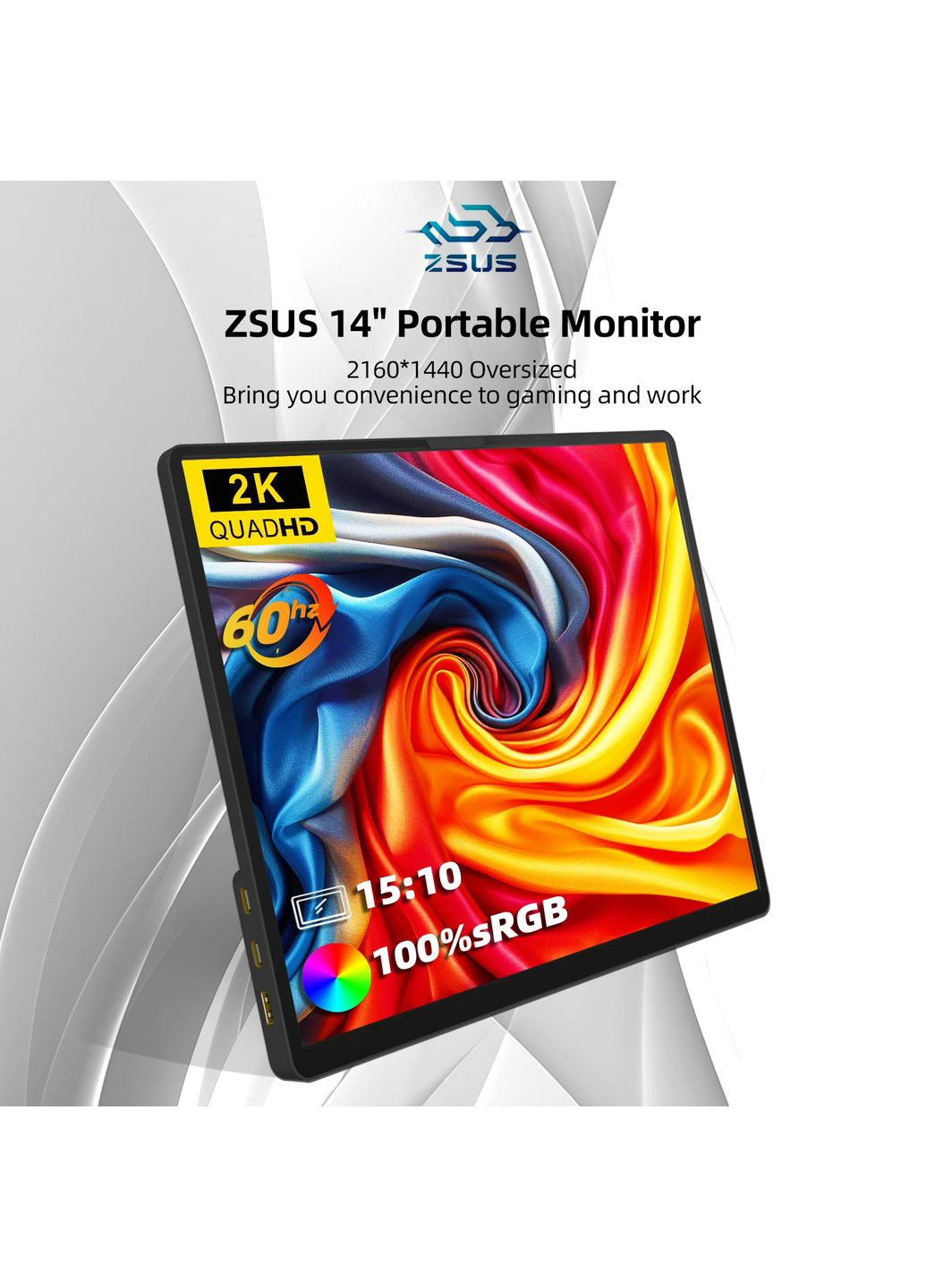 Монітор портативний 14A-2K ZSUS (351382407)