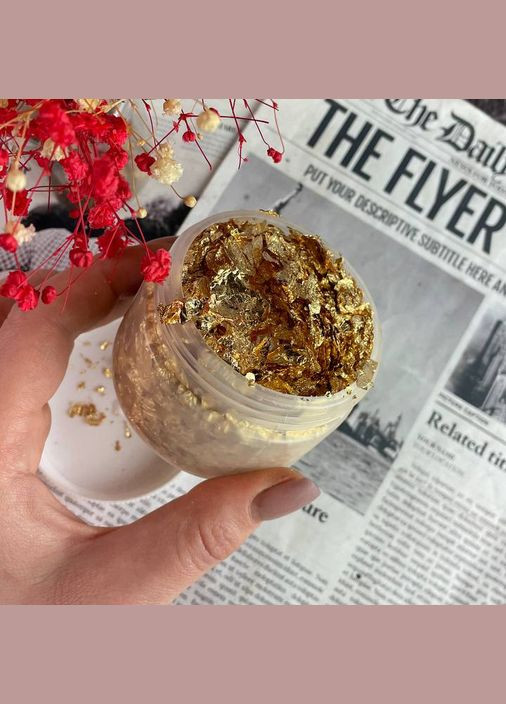 Поталь для декора 10 г Серебристый No Brand (338623802)