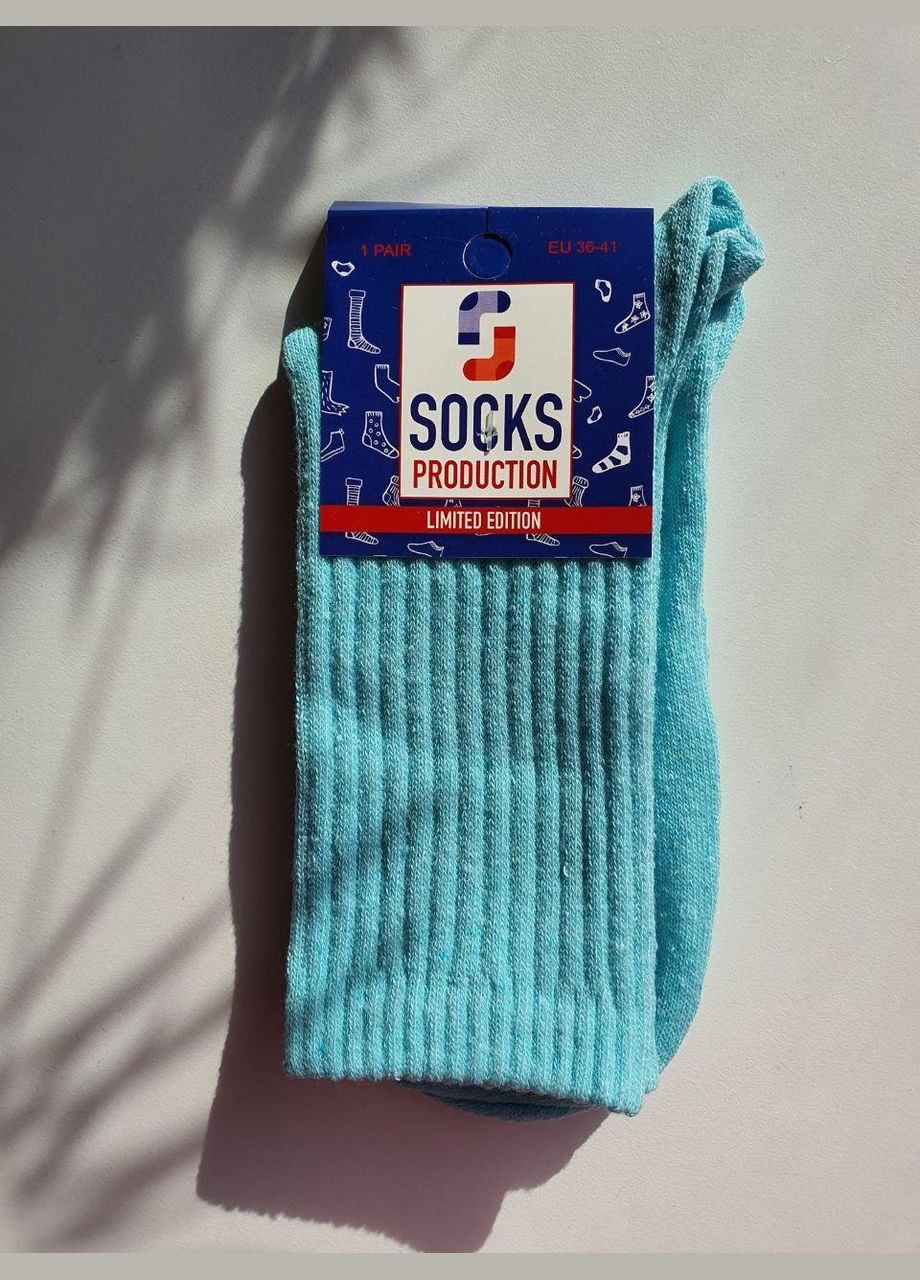 Носки женские высокие в рубчик JUGO socks pro (292565296)