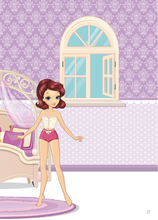 Книга с наклейками. На гости к принцессе Кристал Бук (370052192)