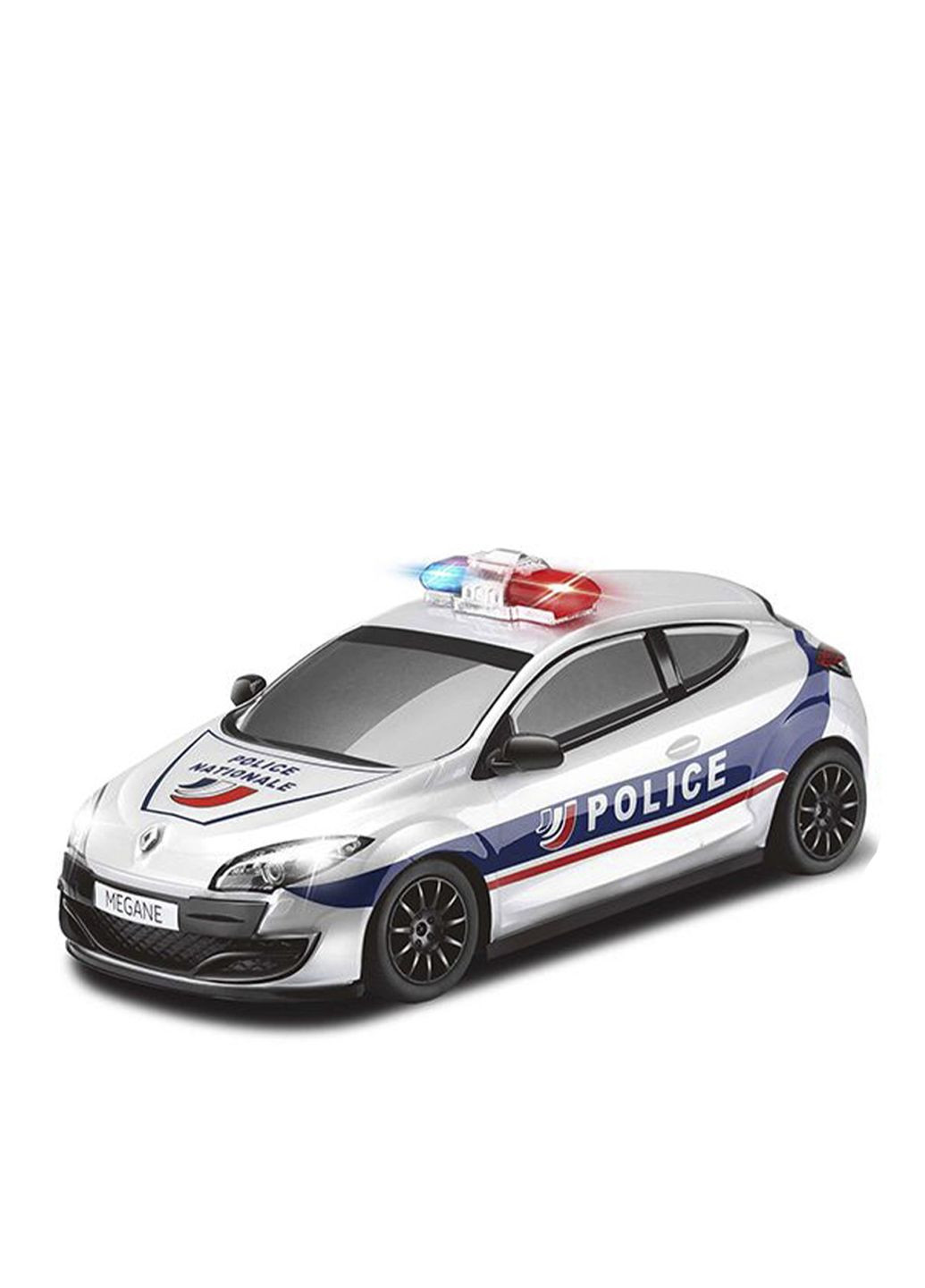 Машинка на радиоуправлении "RENAULT Megane R.S. Полиция" цвет белый CB-00282822 Kool Speed (349226417)
