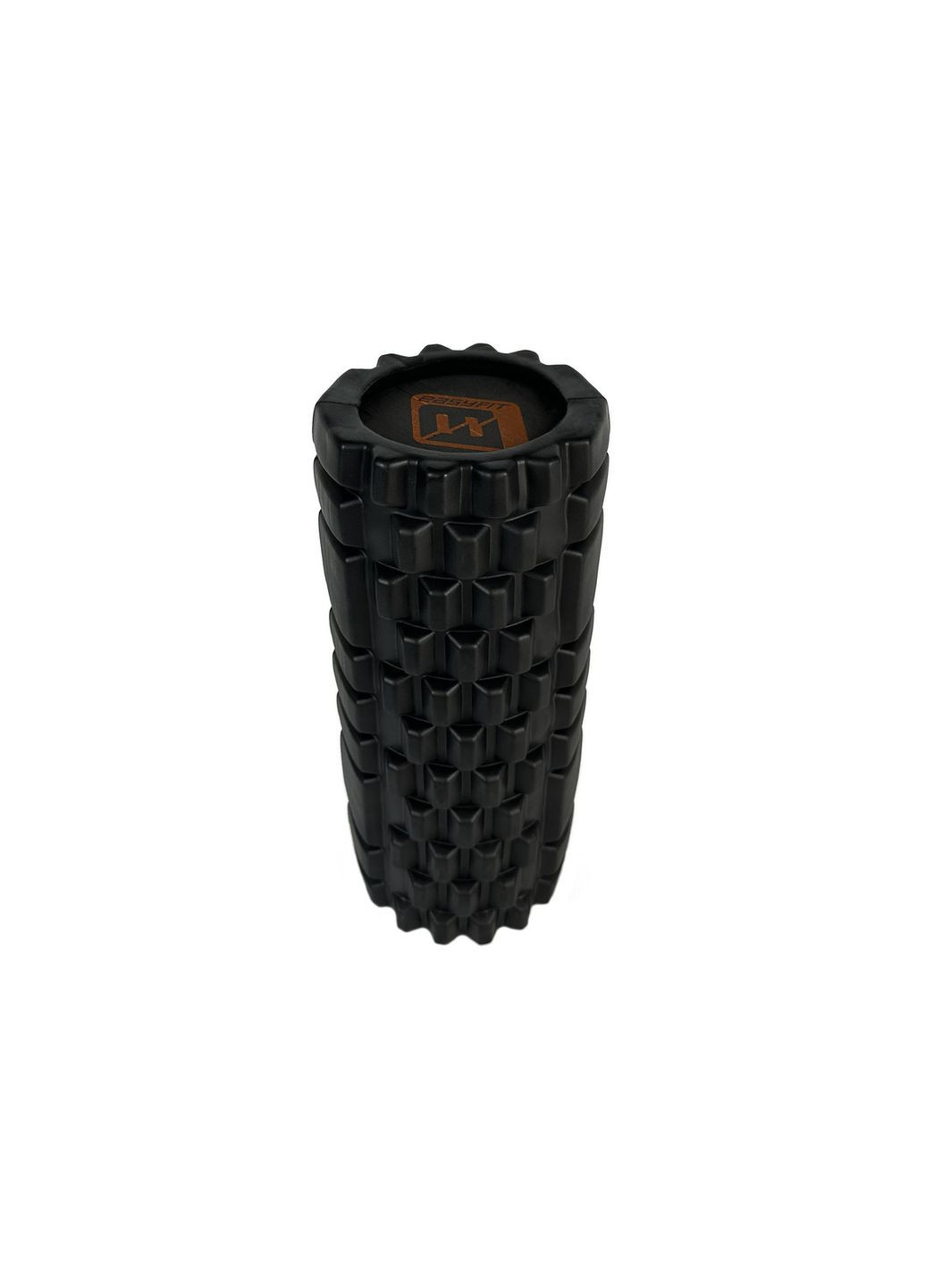 Масажний ролик Solid Roller v.1.1s 33 см чорний EasyFit (362440909)