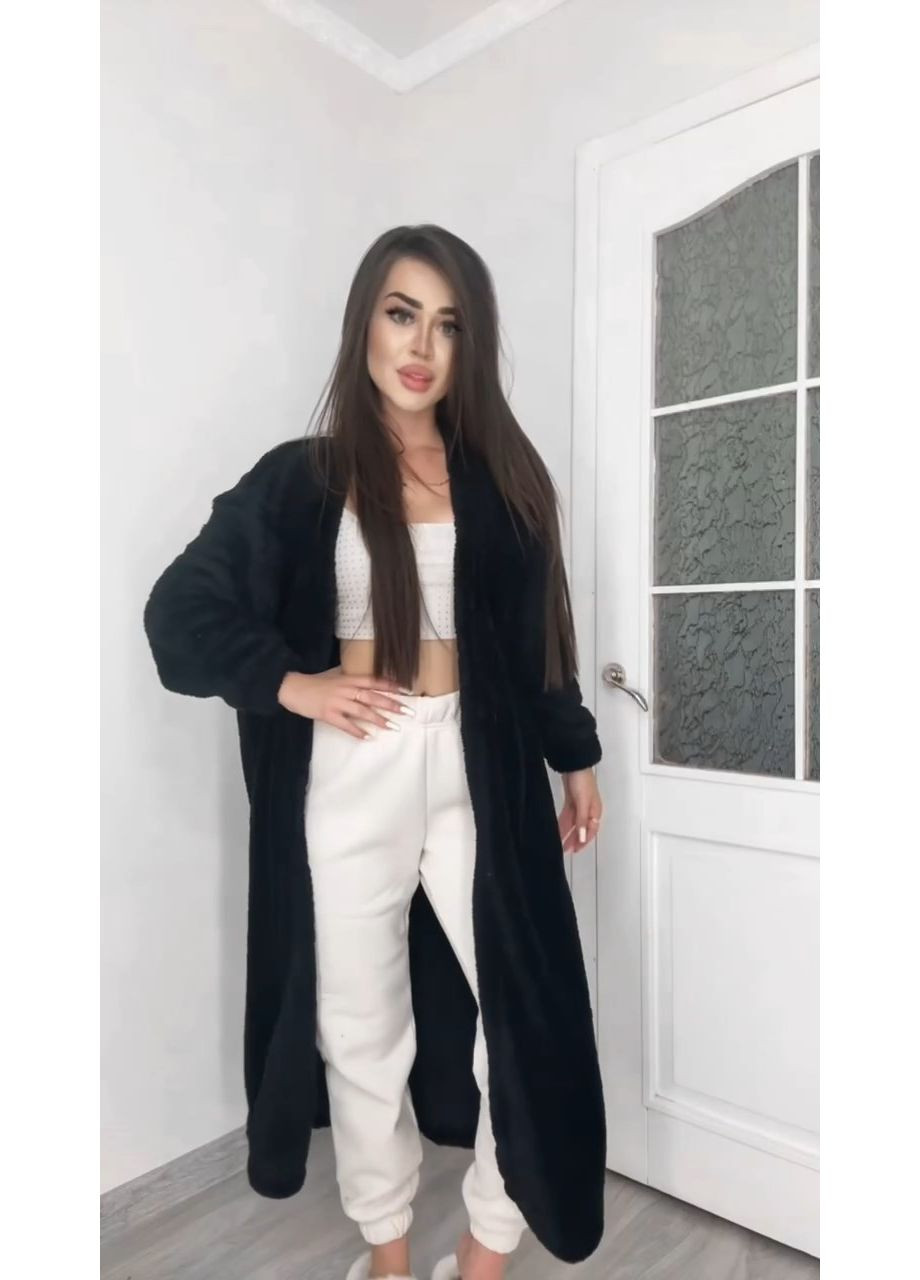 Черный демисезонный кардиган MonCher