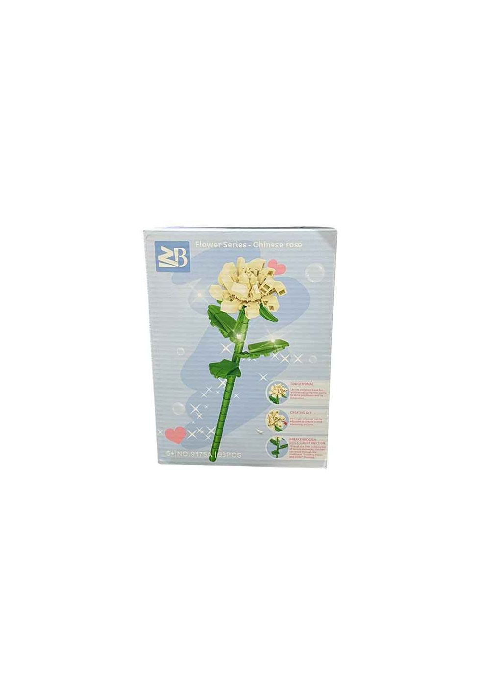 Конструктор квітка 80 9119 Chinese rose Metr (365292475)