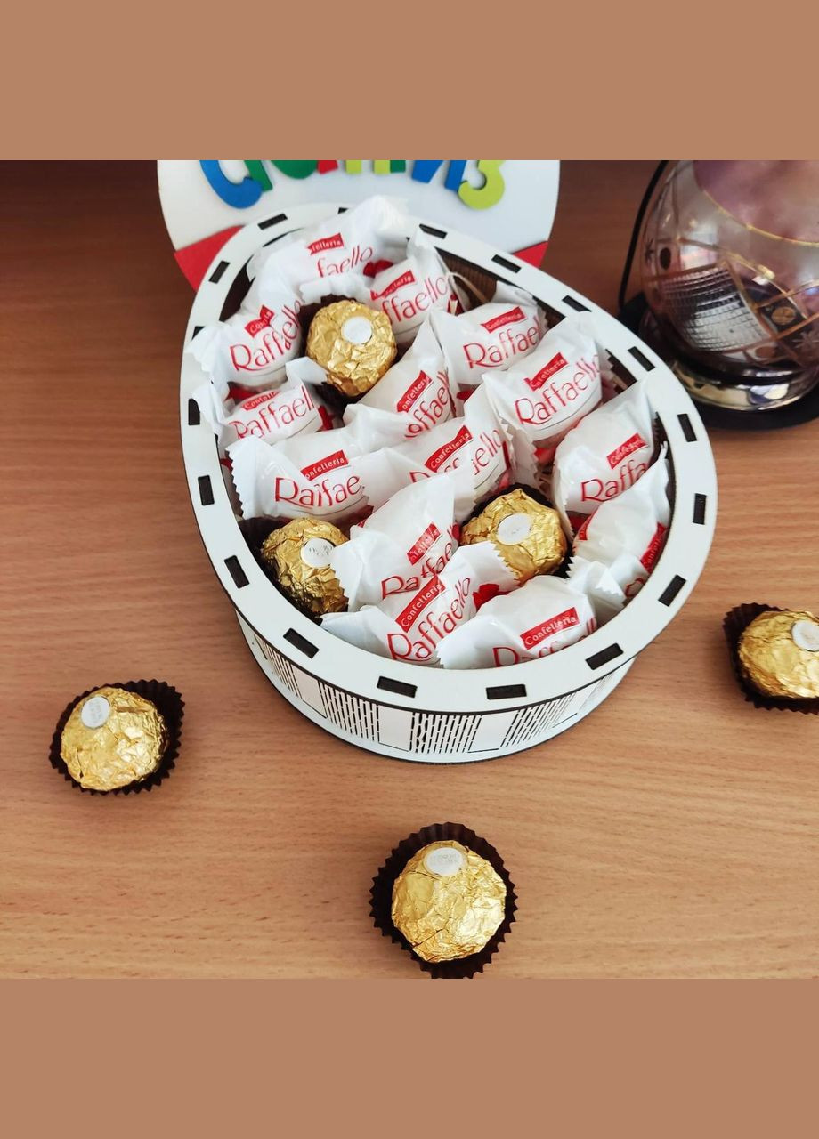 Подарочный мини боксик киндер с конфетами для девушки, ребенка на день рождения, на праздник No Brand (315888857)