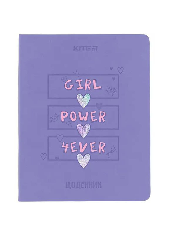 Школьный дневник, мягкая обложка PU, Girl Power 4ever (K24-283-3) Kite (348839507)