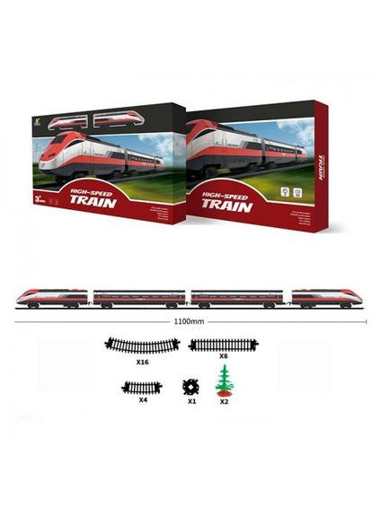 Залізниця 4 варінти зборки, локомотив, 3 вагони Home (303359390)