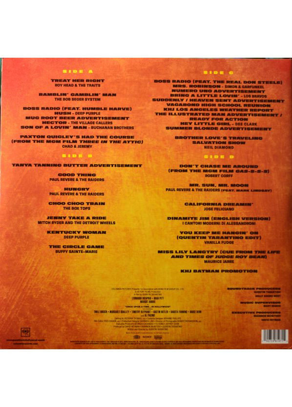 Вінілова платівка Ost - Quentin Tarantino'S Once Upon A Time In Hollywood -Hq- 2LP (190759819715) No Brand (364655608)