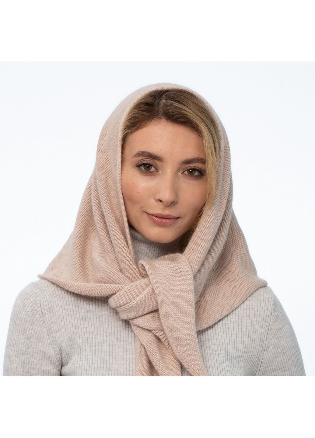 Бактус женский ангора бежевый NICOLE LuckyLOOK 947-505 (322781287)