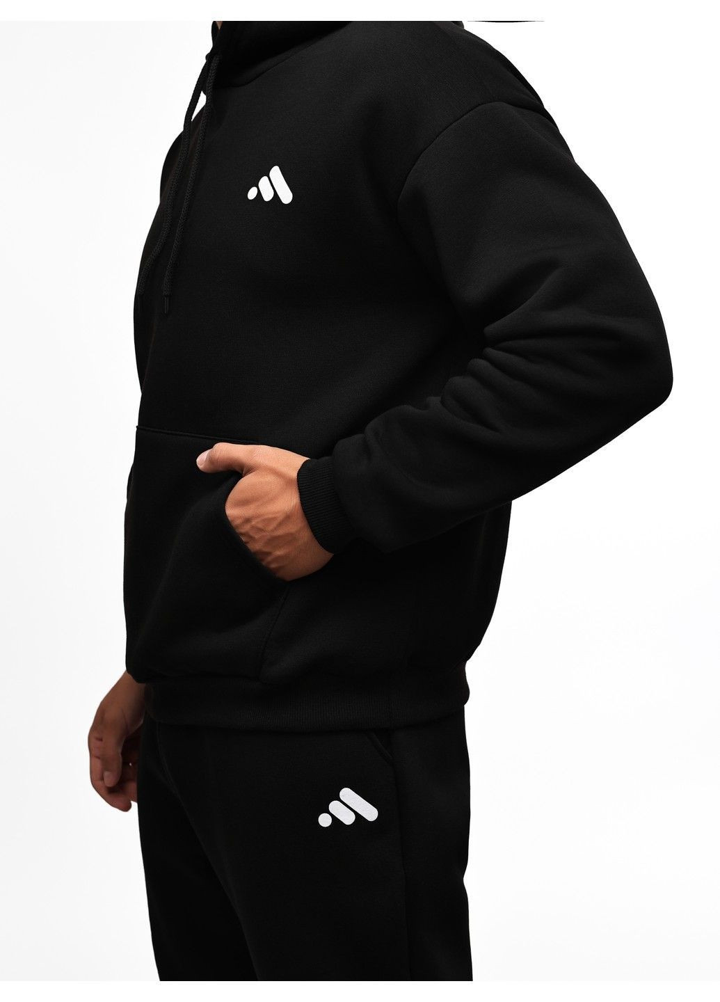 Черный спортивный костюм мужской Lucky Tex