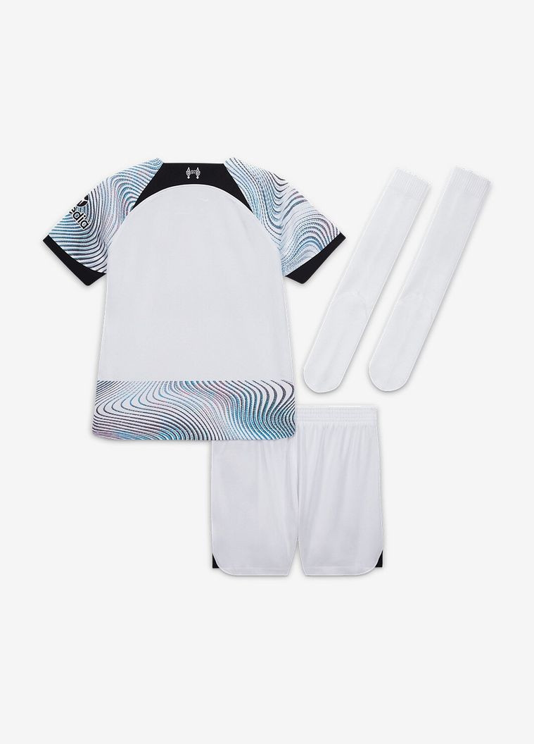 Комбинированный летний комплект детской формы nike liverpool 22/23 dri-fit(футболка+шорты+носки) NIKE DRI-FIT
