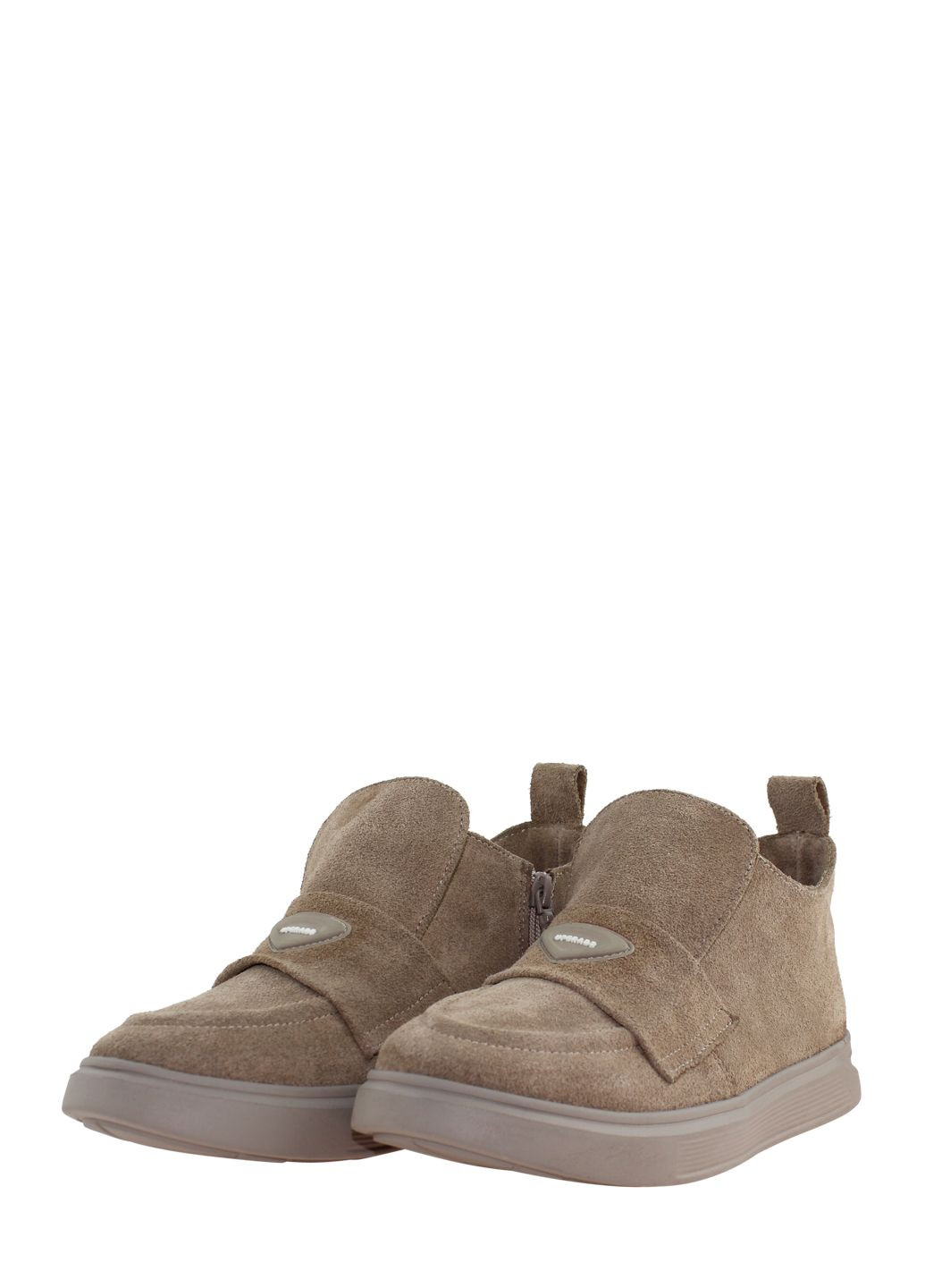 Осенние ботинки aд-6-11 кофейный Alvista из натуральной замши