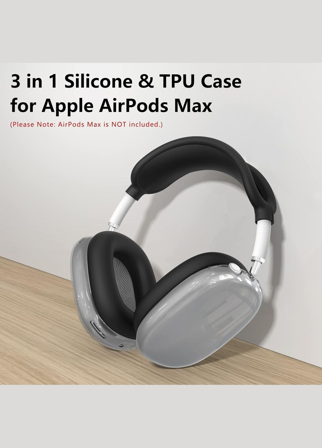 Чехол для Apple Airpods Max 2 / Airpods Max Ear Cups/Ear Pad/Headband Cover Black (ARS83286) ARS (343048128)