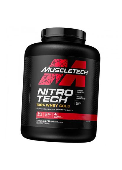 Сывороточный протеин, Nitro-Tech Whey Gold, Muscle Tech 2280г Двойной шоколад (29098017) Muscletech (322731323)