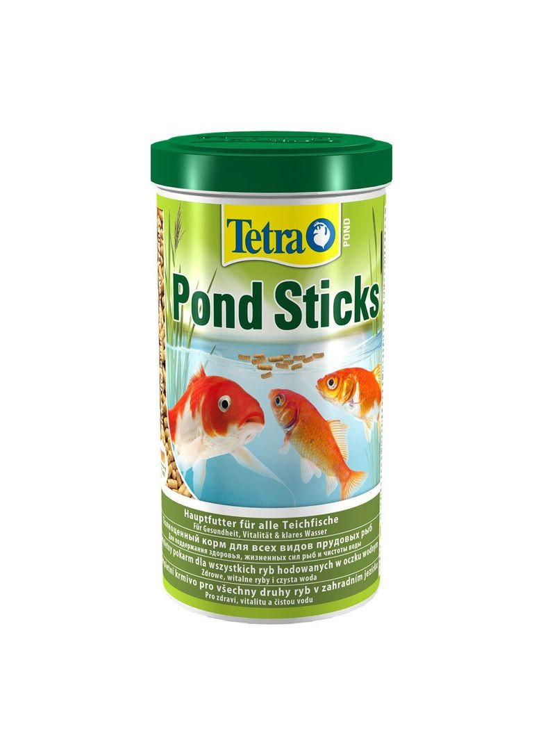Корм для прудовых рыб Pond Sticks 1л плавающие гранулы основной корм Tetra (292395609)