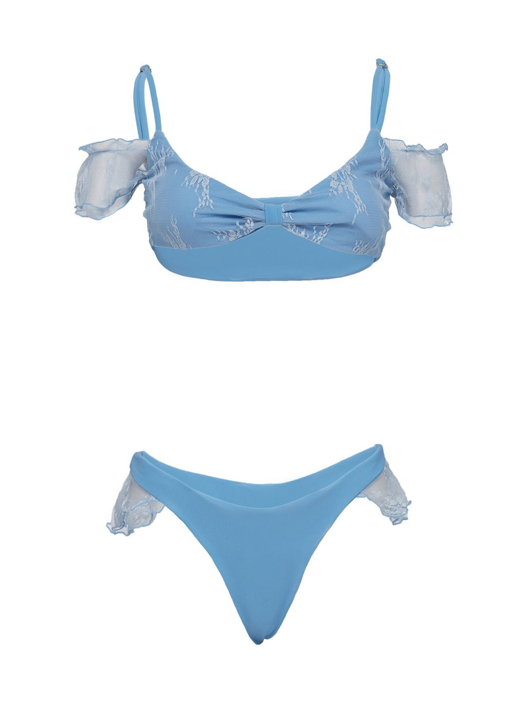 Блакитний літній купальник No Brand