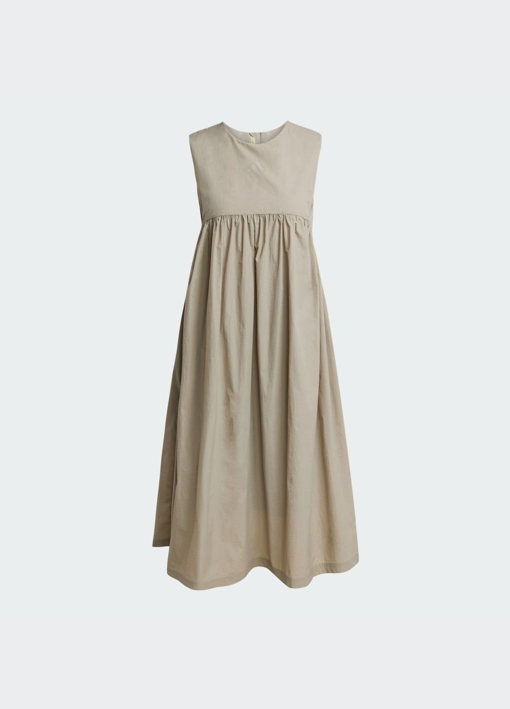 Бежевое спортивное платье city escape summer adidas с логотипом