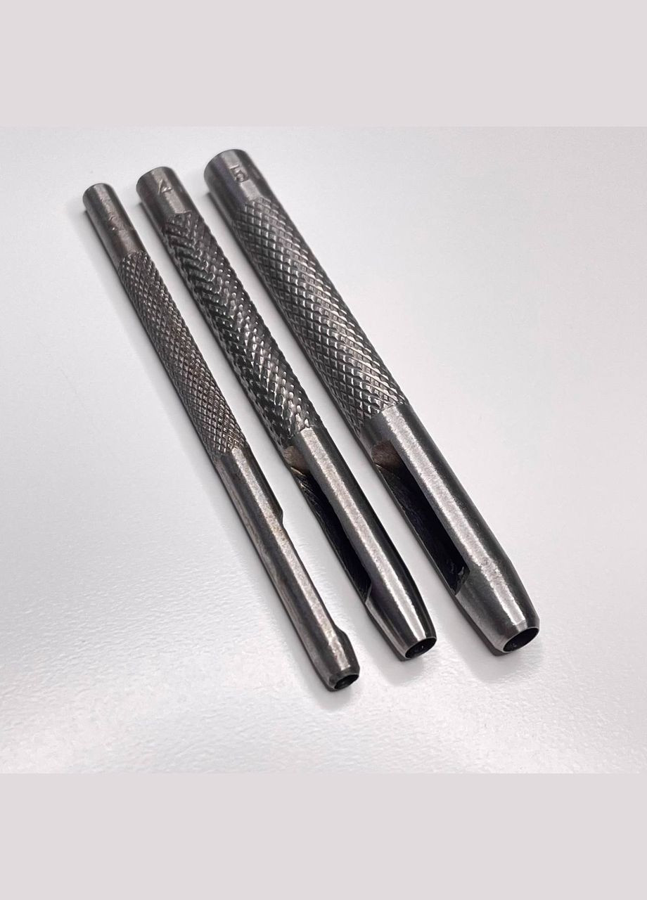 Набор Круглых пробойников 3 штуки просечка перфорация 3, 4, 5 мм, круглая форма Parkside (327368341)