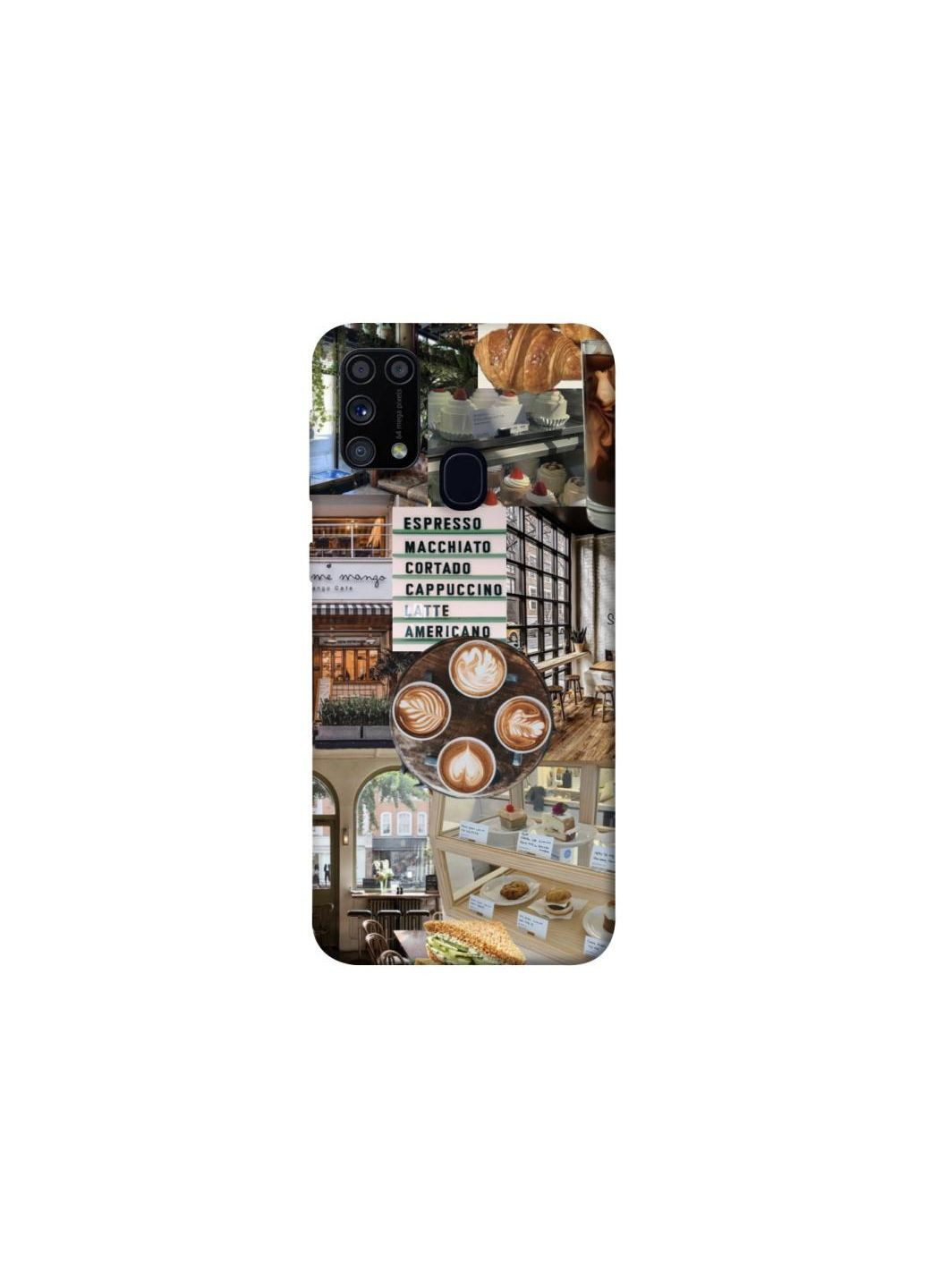 Чехол на Samsung Galaxy M31 Coffee collage ver.5 Frontalka (355315836)