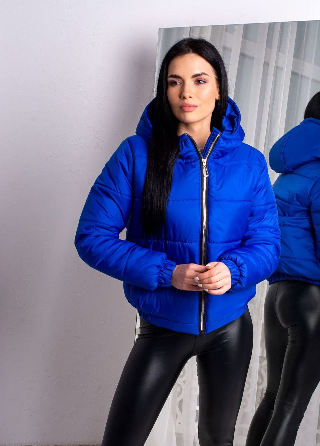 Синя демісезонна куртка к-007 електрик SoulKiss k-007