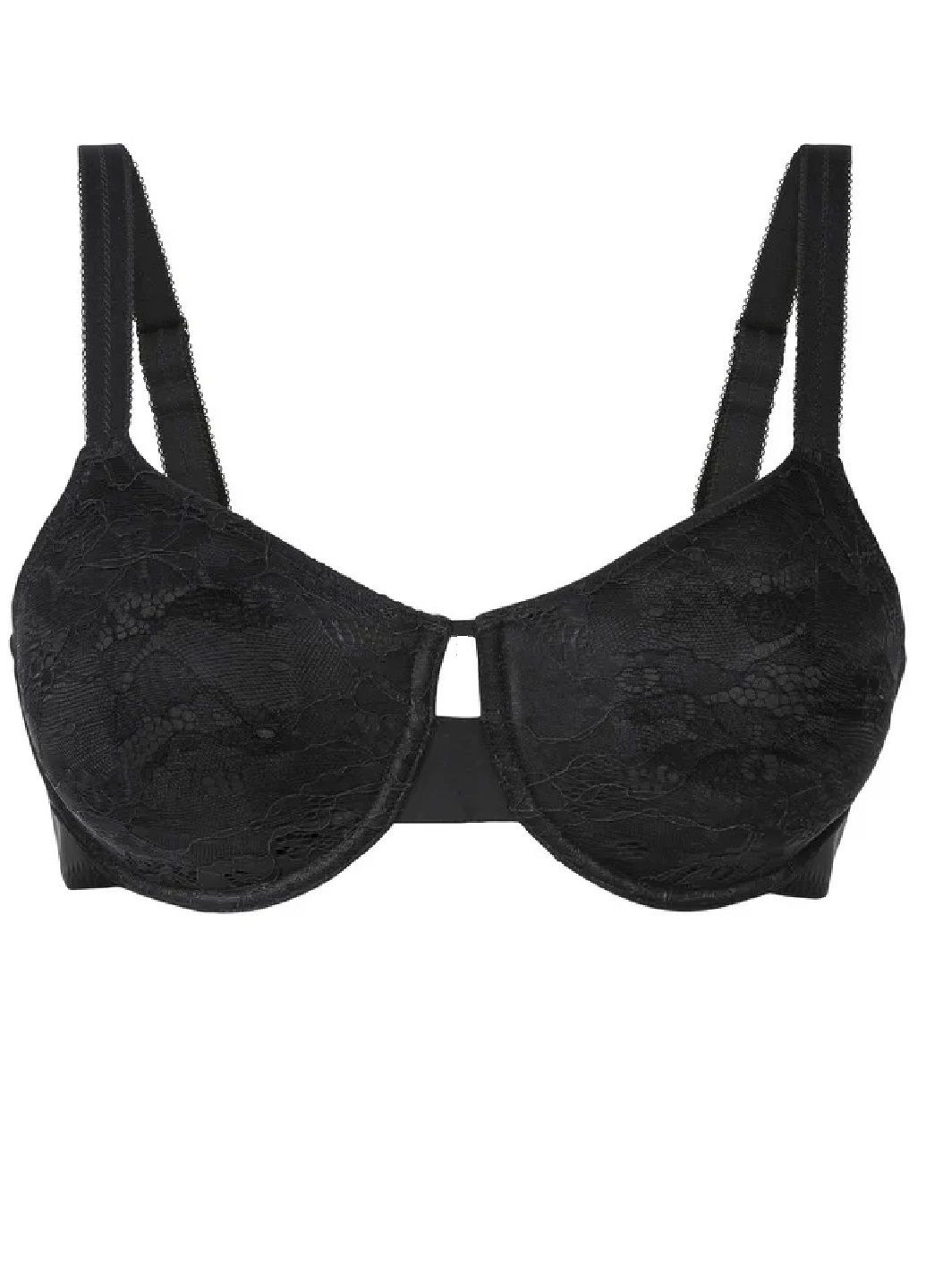 Чёрный женский бюстгальтер на косточках Esmara с косточками