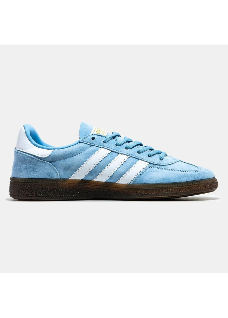 Голубые демисезонные кроссовки мужские adidas spezial handball blue адидас специал No Brand