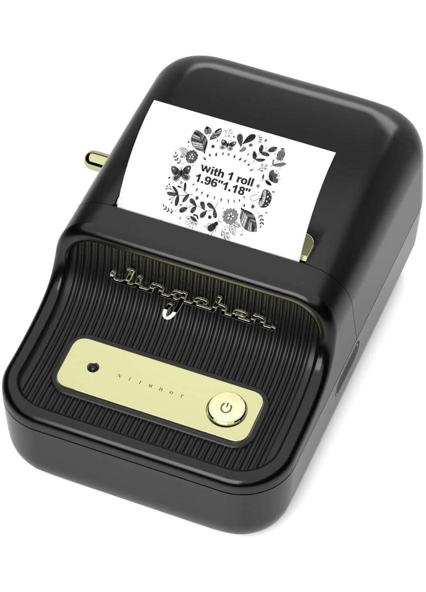 Термопринтер для друку наклейок Black NIIMBOT B21S (340279444)