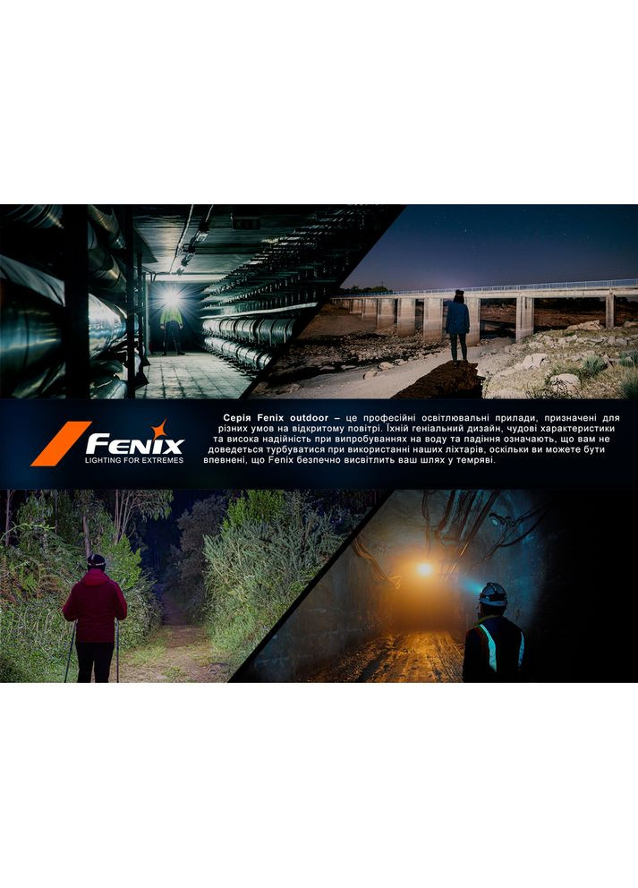 Фонарь налобный HL45R LED с бесконтактным датчиком Fenix (353502040)