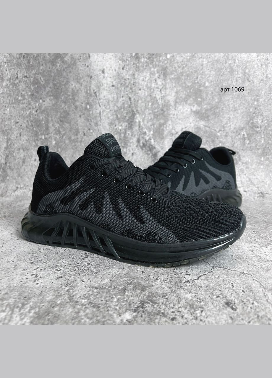 Чорні Осінні кросівки чоловічі suba fire black No Brand