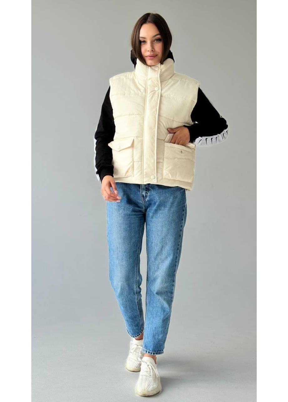 Жіноча жилетка синтепон плцівка Каннада No Brand (361648552)