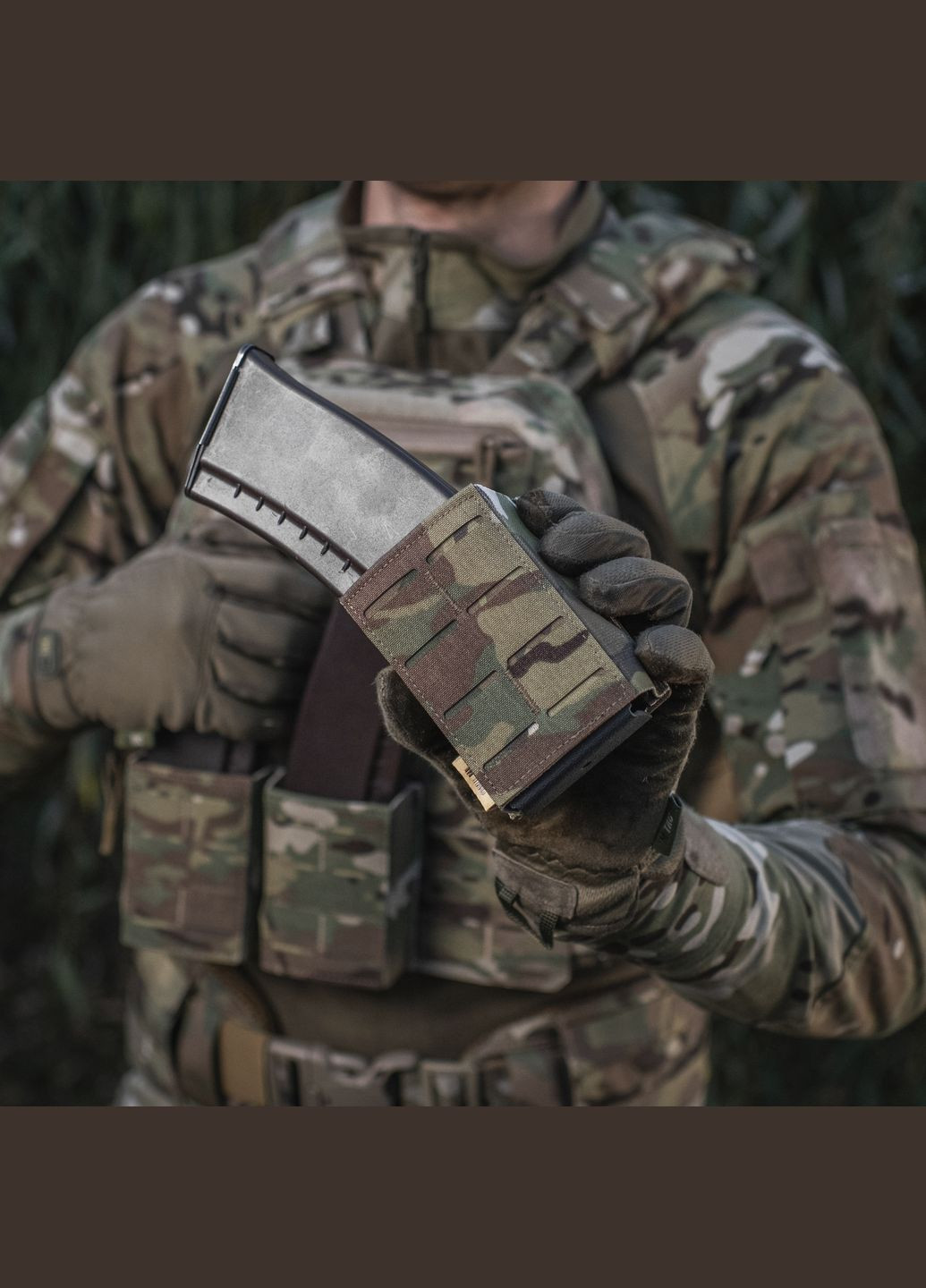Підсумок для магазина на гумці (10 см) Laser Cut Multicam M-TAC (303262801)