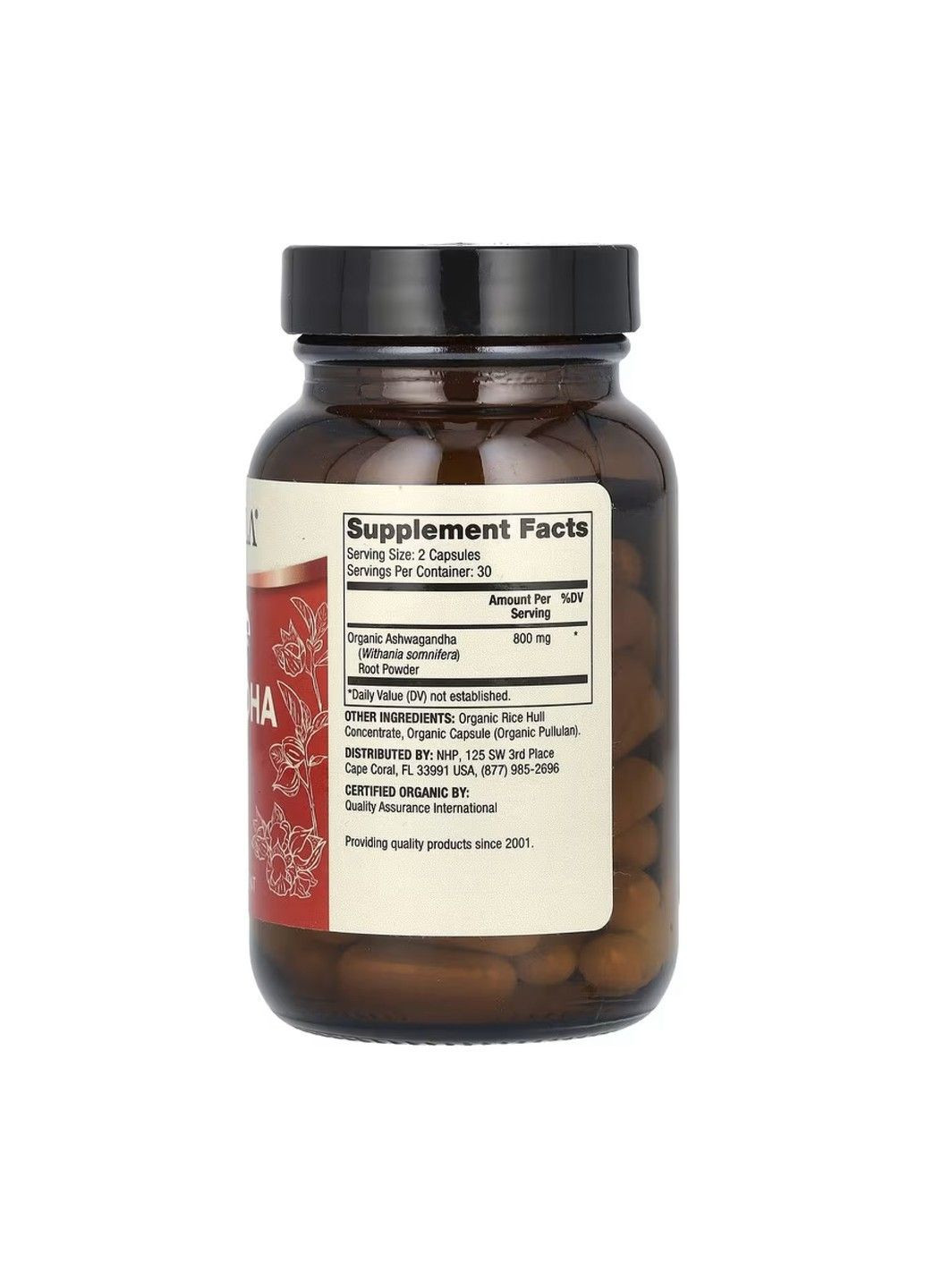 Organic Ashwagandha, органічна ашваганда, 60 капсул Dr. Mercola (372011626)