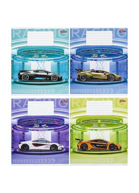 Зошит 18 арк. клітинка "МРІЇ" / Fast Car Мрії Збуваються (342417620)