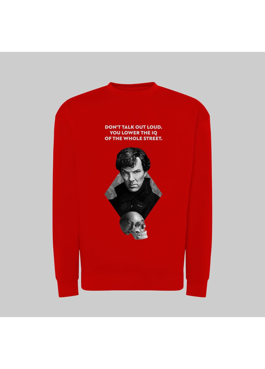 Світшот з принтом "Don't talk out loud". Sherlock (10314799081) ТiШОТКА (365435836)