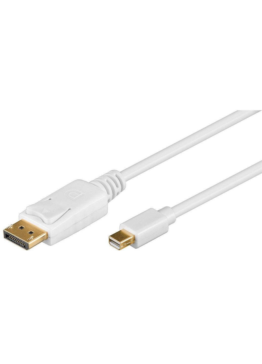 Адаптер кабель монитора DisplayPort to DisplayPort mini (miniDP) M/M (папа/папа) 1.0m v1.2 4K@60Hz D=4.8mm Gold Goobay (369646559)