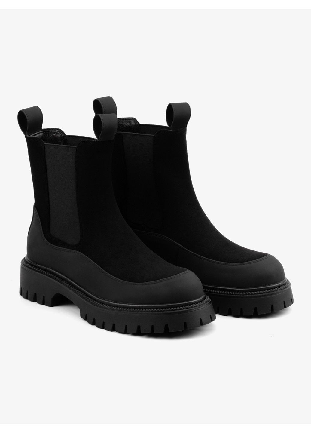 Осенние женские ботинки на низком ходу 1100708 Meglias тканевые