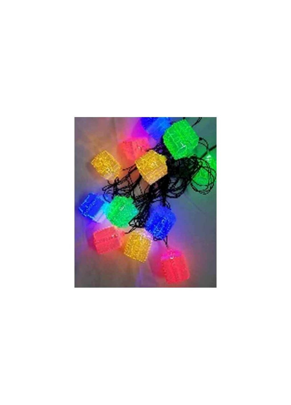 Гірлянда Фігурки 12LED "ПОДАРУНОК" мульті 5м+перехідник 1698-28 No Brand (364683920)