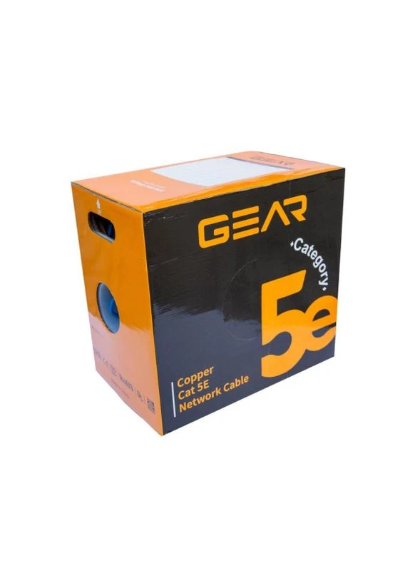 Кабель кручена пара FTP 4x2x0,51 Cat5E CU для внутрішніх робіт 305m Gear (402038874)